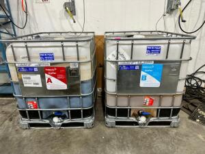 TWO PARTIAL IBC TOTES OF XTRAFLEX