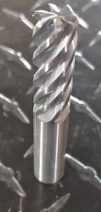 (4) NIAGARA SOLID CARBIDE, 6 FLUTE, SQ. END MILL