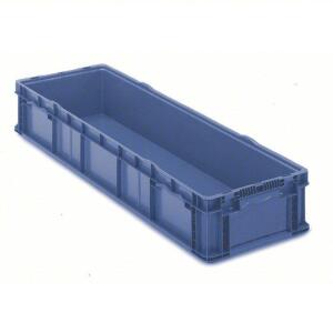 DESCRIPTION: (1) STRAIGHT WALL CONTAINER BRAND/MODEL: ORBIS #3CLV6 INFORMATION: BLUE SIZE: 17.2 GAL, 48 IN X 15 IN X 7 1/2 IN, STACKABLE, 40 LB LOAD C