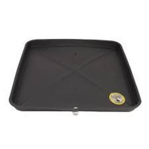 DESCRIPTION: (1) DRAIN PAN WITH ROLLED EDGES BRAND/MODEL: ASURITY #6-3030L INFORMATION: BLACK, PLASTIC SIZE: 30" X 30" RETAIL$: $38.82 EA QTY: 1