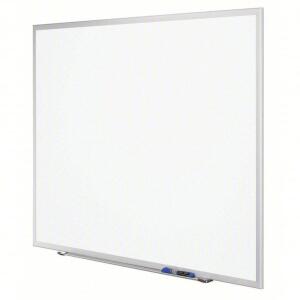 DESCRIPTION: (1) DRY ERASE BOARD BRAND/MODEL: QUARTET #2RXJ5 INFORMATION: WHITE SIZE: 18 IN DRY ERASE HT, 24 IN DRY ERASE WD, 1 1/8 IN DP, SILVER FRAM