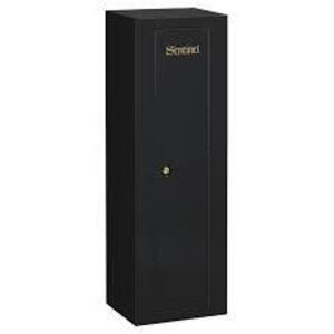 DESCRIPTION: (1) WEAPON STORAGE CABINET BRAND/MODEL: SENTINEL INFORMATION: BLACK, NO KEY!! SIZE: 17" X 14" X 53" RETAIL$: $331.35 EA QTY: 1