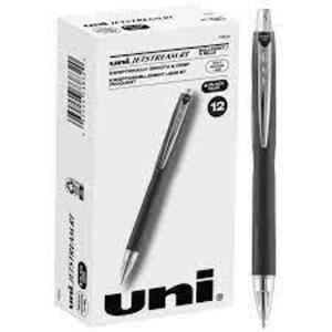 DESCRIPTION: (3) BOXES OF (12) BALLPOINT PENS BRAND/MODEL: UNI INFORMATION: RED INK SIZE: 1.0 MM RETAIL$: $45.53 PER BOX QTY: 3