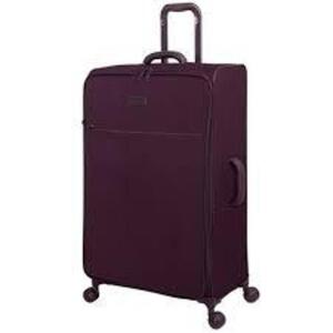 DESCRIPTION: (1) LUGGAGE CASE, SOFT CASE BRAND/MODEL: IT LUGGAGE INFORMATION: PURPLE RETAIL$: $259.99 EA QTY: 1