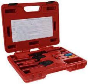 DESCRIPTION: (1) DEUTSCH TERMINALS SERVICE KIT BRAND/MODEL: TOOL AID #18650 INFORMATION: RED CARRY CASE RETAIL$: $254.31 EA QTY: 1