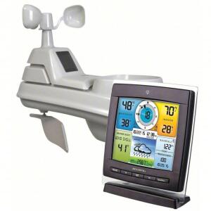 DESCRIPTION: (1) WIRELESS WEATHER STATION BRAND/MODEL: ACURITE #53DR02 SIZE: ACURITE IRIS, 2 PIECES, COLOR LCD, 330 FT RANGE RETAIL$: $248.21 EA QTY: