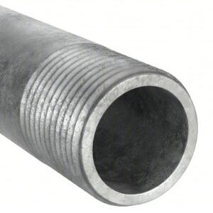 DESCRIPTION: (12) PIPE, THREADED ON BOTH ENDS BRAND/MODEL: PRODUCT NUMBER #2WV28 INFORMATION: WELDED, GALVANIZED STEEL SIZE: 1 1/2 IN NOMINAL PIPE SIZ