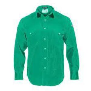 DESCRIPTION: (10) FLAME RESISTANCE BUTTON-UP SHIRT BRAND/MODEL: I-GUARD #IJC9GN-LR INFORMATION: GREEN, 44R SIZE: LARGE, IMAGES ARE FOR ILLUSTRATION PU