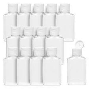 DESCRIPTION: (2) PACKS OF (25) EMPTY COSMETIC BOTTLES BRAND/MODEL: OKUNA OUTPOST INFORMATION: CLEAR BOTTLES, WHITE LIDS SIZE: TRAVEL SIZE BOTTLES RETA