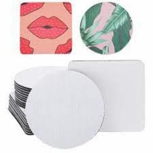 DESCRIPTION: (4) PACKS OF (20) BLANK COASTERS FOR SUBLIMATION BRAND/MODEL: BRIGHT CREATIONS SIZE: 4X4 RETAIL$: $17.99 EA QTY: 4