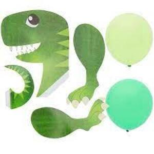 DESCRIPTION: (4) DINOSAUR BALLOON PARTY PACK BRAND/MODEL: BLUE PANDA QTY: 4