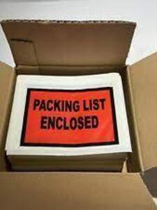 DESCRIPTION: (3) PACKS OF (250) PACKING LIST ENVELOPES BRAND/MODEL: 29PH33A RETAIL$: $35.00 EA QTY: 3