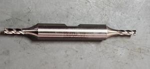 DESCRIPTION: (1) HSSDOUBLE END MILL BRAND/MODEL: HERTEL 487151205 SIZE: 1/8" DIA 3/8" LOC 3/8" SD QTY: 1