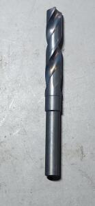 DESCRIPTION: (1) HSS REDUCED SHANK DRILL BIT BRAND/MODEL: HERTEL 02387694 SIZE: 39/64" DIA 1/2" SD RETAIL$: $26.85 QTY: 1