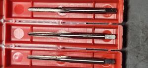 DESCRIPTION: (3) HSS TAPER TAPS BRAND/MODEL: BRUBAKER 02384857 SIZE: #5-40 UNC QTY: 3