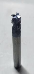 DESCRIPTION: (1) SOLID CARBIDE CORNER RADIUS END MILL BRAND/MODEL: ACCUPRO 86818002 SIZE: 1/4" DIA 3/8" LOC QTY: 1