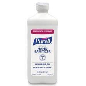 DESCRIPTION: (12) ADVANCED HAND SANITIZER BRAND/MODEL: PURELL SIZE: 16 FL OZ RETAIL$: $7.68 EA QTY: 12