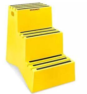 DESCRIPTION: (1) POLYETHYLENE STEP STOOL SIZE: 30" TOP STEP HEIGHT, RETAIL$: $220 QTY: 1