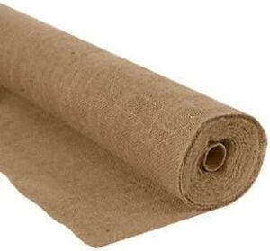 DESCRIPTION: (4) ROLLS OF BURLAP BRAND/MODEL: ARTS AND KRAFTS SIZE: BROWN QTY: 4