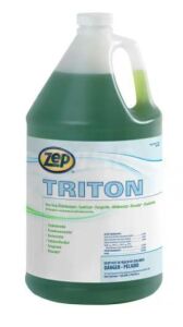 DESCRIPTION: (1) TRITON ONE STEP DISINFECTANT BRAND/MODEL: ZEP SIZE: 1 GALLON RETAIL$: $60.00 EA QTY: 1