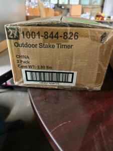 (2)- OUTDOOR STAKE TIMERS