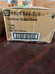 (2)- OUTDOOR STAKE TIMERS