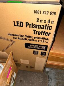 (4)- LED TROFFER LIGHTS