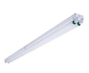 2-LIGHT 8 FT. WHITE FLUORESCENT STRIP LIGHT WITH 2 T12 LIGHT SOCKETS