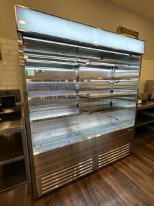 TURBO AIR VERTICAL AIR CURTAIN GRAB AND GO MERCHANDISER. NEW 2021