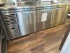 TRUE 83" 3 SOLID DOOR STAINLESS BACK BAR COOLER