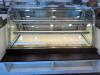 SPARTAN 72 CURVED GLASS DELI CASE. SELF CONTAINED. NEW 2021