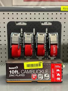 4 PC. / 10 FT. CAMBUCKLE SET