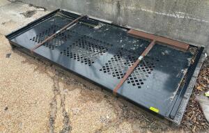 90" BACK WINDOW PANEL FOR A STAKE BED / FLAT BED TRUCK.