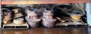 ASSORTED EXCAVATOR CASTINGS AND PARTS AS SHOWN