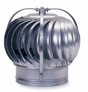 DESCRIPTION: (3) TURBINE VENTILATOR BRAND/MODEL: EMPIRE/TV24G INFORMATION: 2,350 CFM @ 4 MPH WIND/GALVANIZED STEEL RETAIL$: $286.10 EACH SIZE: 24"THRO