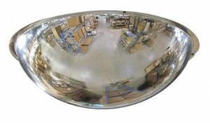 DESCRIPTION: (1) FULL DOME MIRROR BRAND/MODEL: GRAINGER/ONV-360-48 INFORMATION: 360-DEGREES/APPROX VIEWING DISTANCE: 48' RETAIL$: $301.73 SIZE: 48"DIA