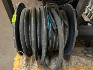 PARTIAL ROLL OF 2000 PSO WP FLAME RESISTANT HOSE.