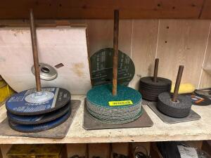 (20) ASSORTED GRINDING WHEELS AND CUT OFF BLADES