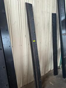 (3) ASSORTED STEEL SNOW PLOW CUTTING EDGES