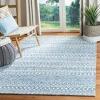 DESCRIPTION: (1) AREA RUGINFORMATION: BLUE AND WHITESIZE: 5' X 8'QTY: 1 - 2