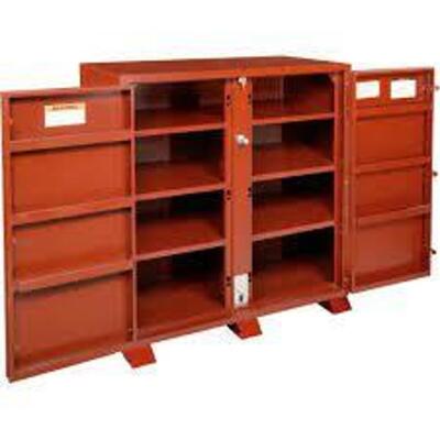 DESCRIPTION: (1) JOB SITE TOOL STORAGE BOX BRAND/MODEL: JOBOX CRESCENT INFORMATION: BROWN RETAIL$: $2059.00 EA QTY: 1