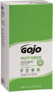 DESCRIPTION: (1) HAND CLEANER BRAND/MODEL: GOJO MULTI GREEN RETAIL$: $58.00 EA QTY: 1