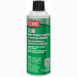 DESCRIPTION: (6) MULTI PURPOSE LUBRICANT AND CORROSION INHIBITOR BRAND/MODEL: CRC #3-36 INFORMATION: GREEN BOTTLE SIZE: 11 OX RETAIL$: $10.19 EA QTY: