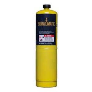 DESCRIPTION: (3) BOTTLES OF COMPRESSED BUTANE BRAND/MODEL: BERNZOMATIC INFORMATION: YELLOW BOTTLES SIZE: 14.1 OZ RETAIL$: $14.97 EA QTY: 3