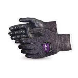 DESCRIPTION: (6) PAIRS OF PUNCTURE PROOF WORK GLOVES BRAND/MODEL: EMERALDCX INFORMATION: BLACK WITH PURPLE SIZE: SIZE 12 RETAIL$: $12.93 PER PAIR QTY: