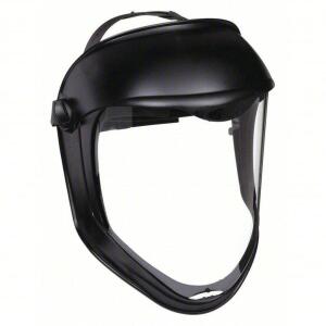 DESCRIPTION: (1) RATCHET FACE SHIELD ASSEMBLY, ANTI FOG BRAND/MODEL: UVEX #3NNH2 INFORMATION: CLEAR VISOR RETAIL$: $40.57 EA QTY: 1