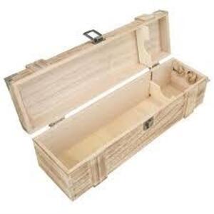 DESCRIPTION: (3) BOXES FOR WINE BOTTLES RETAIL$: $18.49 EA QTY: 3