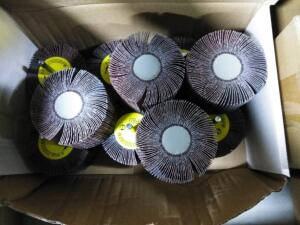 DESCRIPTION: (10) FLAP WHEEL SIZE: 23000 RPM P80 RETAIL$: $13.22 EA QTY: 10