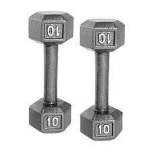 DESCRIPTION: (1) SET OF (2) DUMBBELL BRAND/MODEL: CAP BARBELL INFORMATION: BLACK SIZE: 10 LB RETAIL$: $34.99 EA QTY: 1