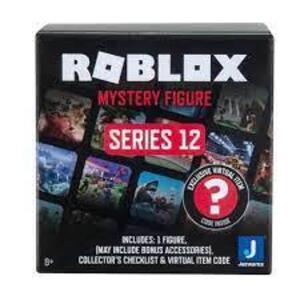 DESCRIPTION: (1) PACKS OF (12) MYSTERY FIGURES BRAND/MODEL: ROBLOX INFORMATION: BLUE QUESTION CUBE RETAIL$: $11.99 EA QTY: 2